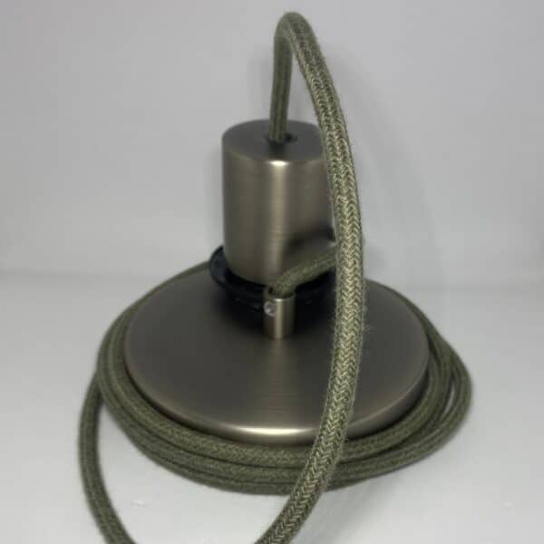 green conical lamp wire