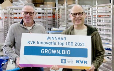 Grown.bio, winnaar KVK Innovatie Top 100 2021 (NL)