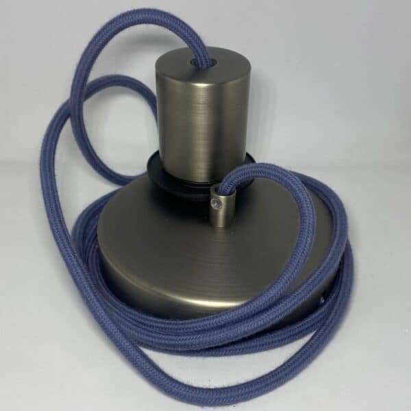 blue conical lamp wire