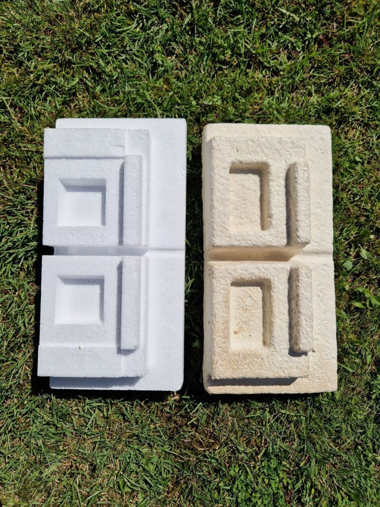 heating packaging EPS vs Mycelium Packaging